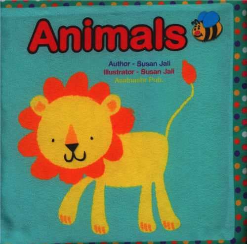 کتاب پارچه ای animals (خشتی)