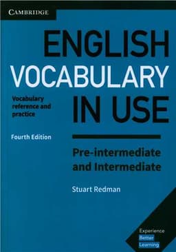 English Vocabulary in Use pre Intermediate (ویراست چهارم) همراه سی دی