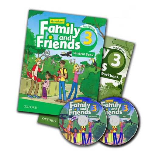 Family & Friends 3 (کتاب دانش آموز و کتاب کار وسی دی )