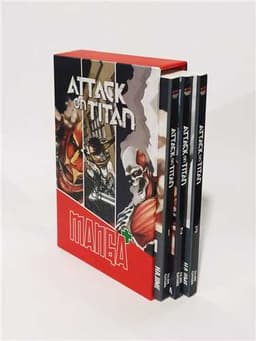 مانگا پلاس 3 جلدی انگلیسی حمله به تایتان Attack on Titan قابدار