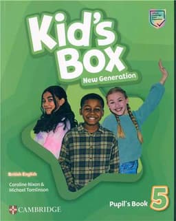 Kids Box 5 New Geeration British کتاب دانش آموز کتاب کار سی دی