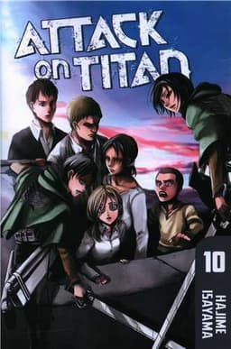 مانگا حمله به تایتان Attack on Titan 10